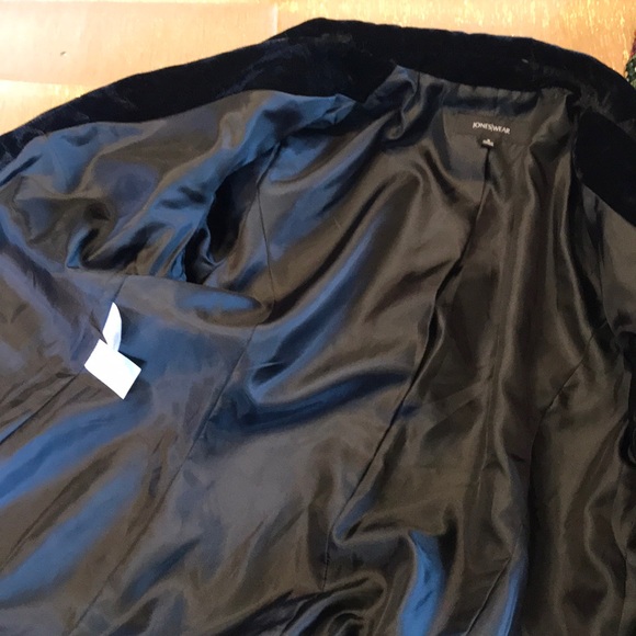 Prince Ruffle Front Velvet Jacket - Picture 6 of 6